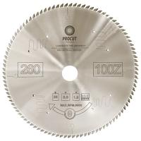 Пильный диск ProCut 260x30x2,0/1,6 Z=100 по плексигласу и пластику, тонкий чистый рез
